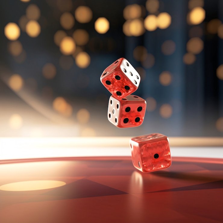 Tampilan meja Casino Hold'em di aplikasi mobile jamet138